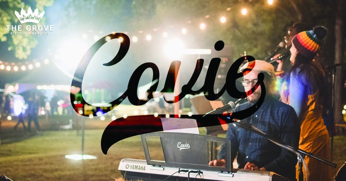 COVIE live music artist featured at The Grove Kitchen & Gardens in Tyler, Texas