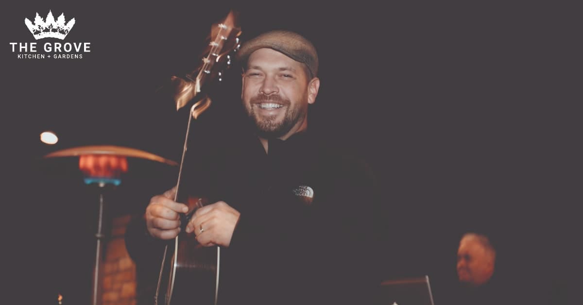 Dustin Becker live music artist featured at The Grove Kitchen & Gardens in Tyler, Texas