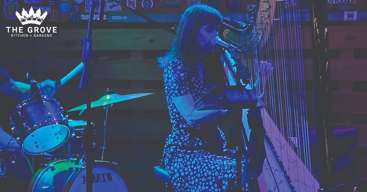 Eve's Road live music artist featured at The Grove Kitchen & Gardens in Tyler, Texas